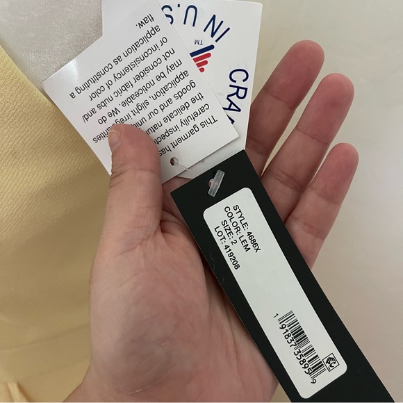 🌸 NWT - XSCAPE Lemon Yellow Slit Wrap Sleeveless Dress Size 2 - Picture 7 of 8